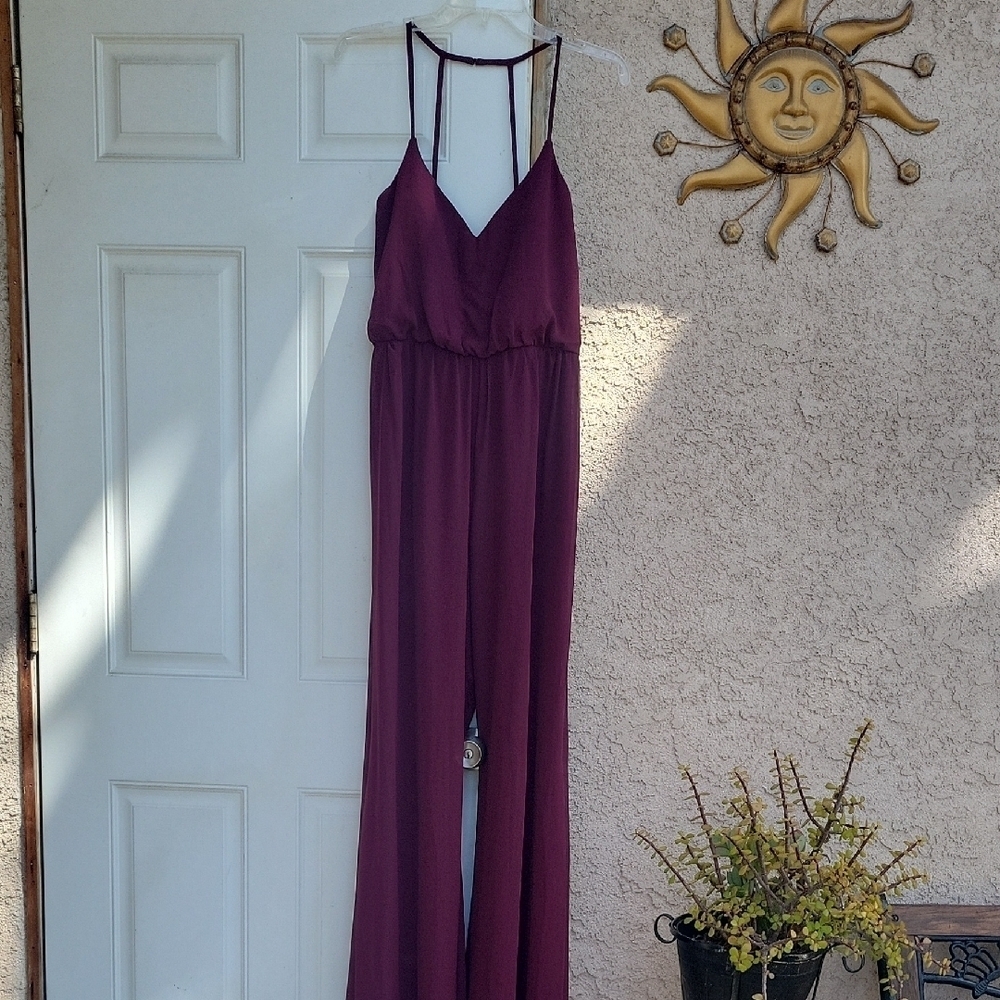HAYLEY PAIGE Women Elegant Jumpsuit Purple  Size 4 - Picture 3 of 9
